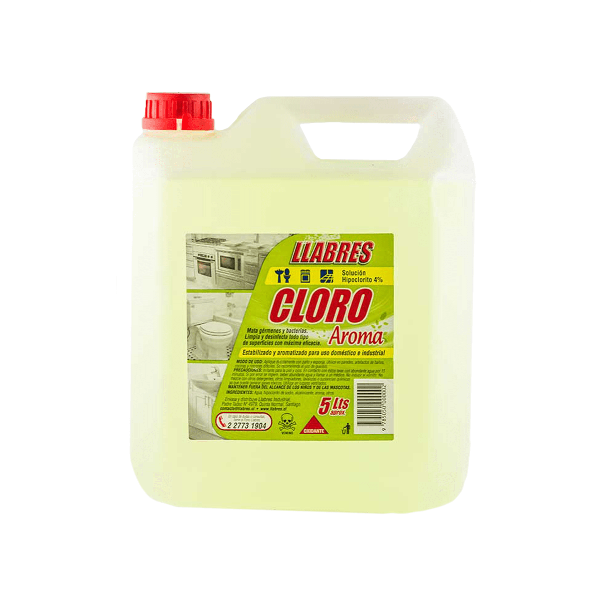 Cloro aroma 5 L.