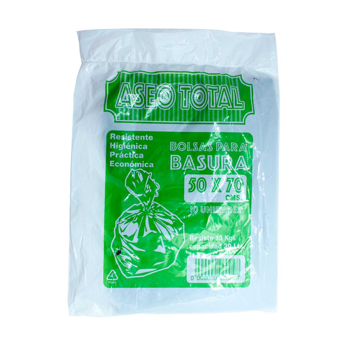 Bolsa basura 50 x 70 cm 10u.