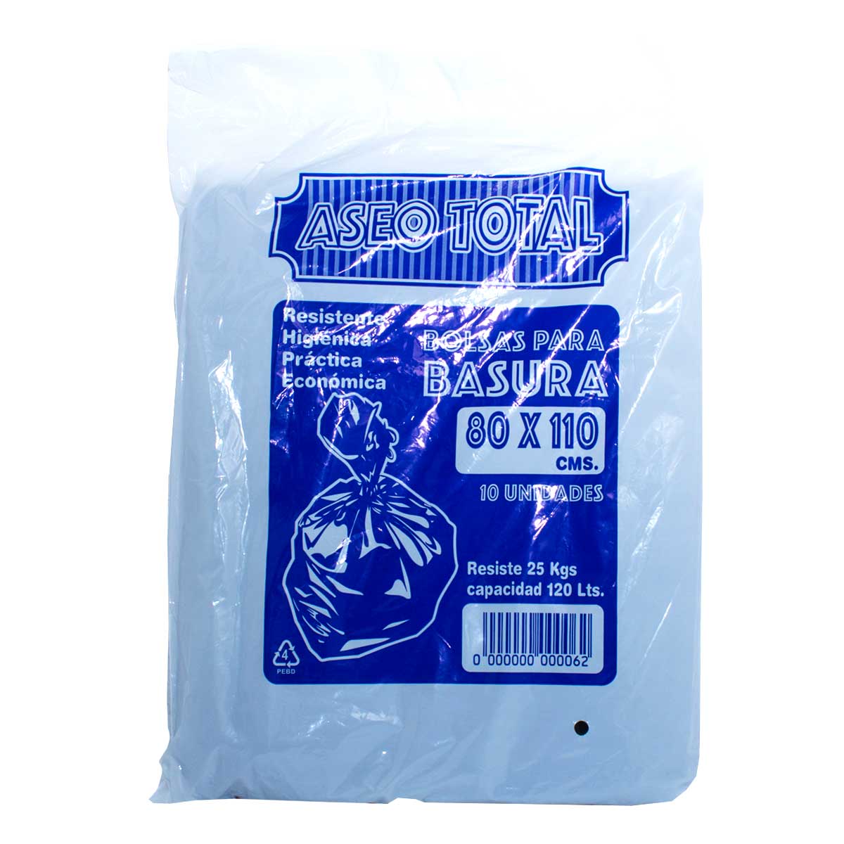 Bolsa basura 80 x 110cm 10u.