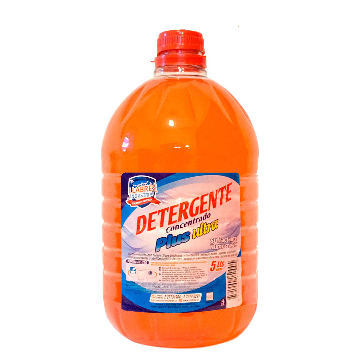Detergente concentrado Plus Ultra  5 L.