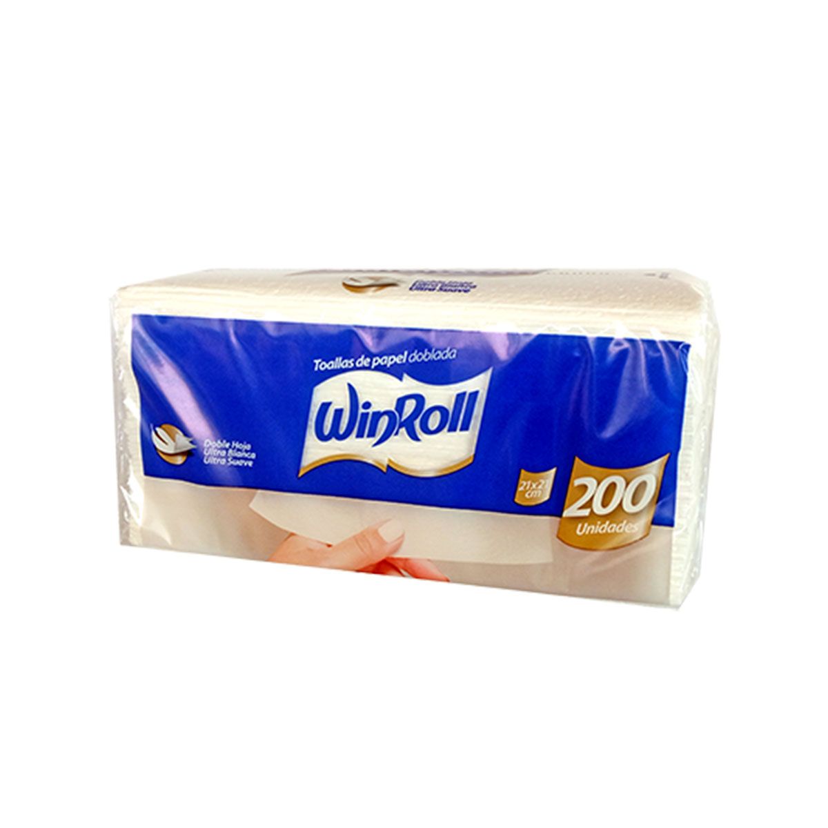 Toalla papel interfoliada 1 paquete 200 u c/u