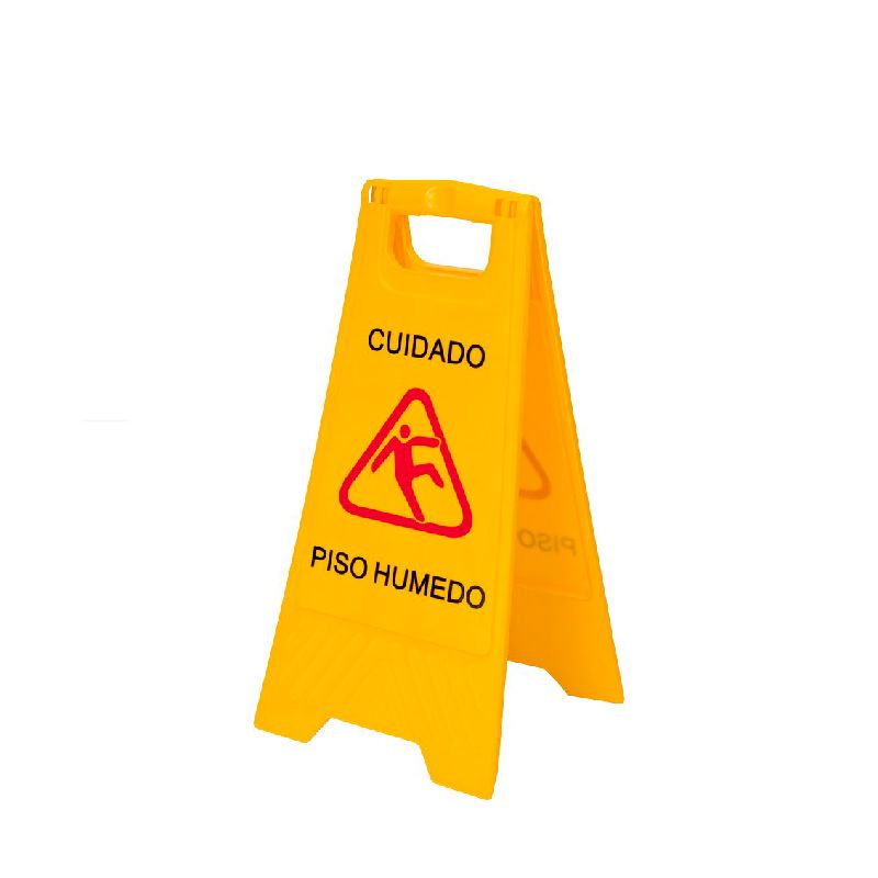 Señaletica piso humedo