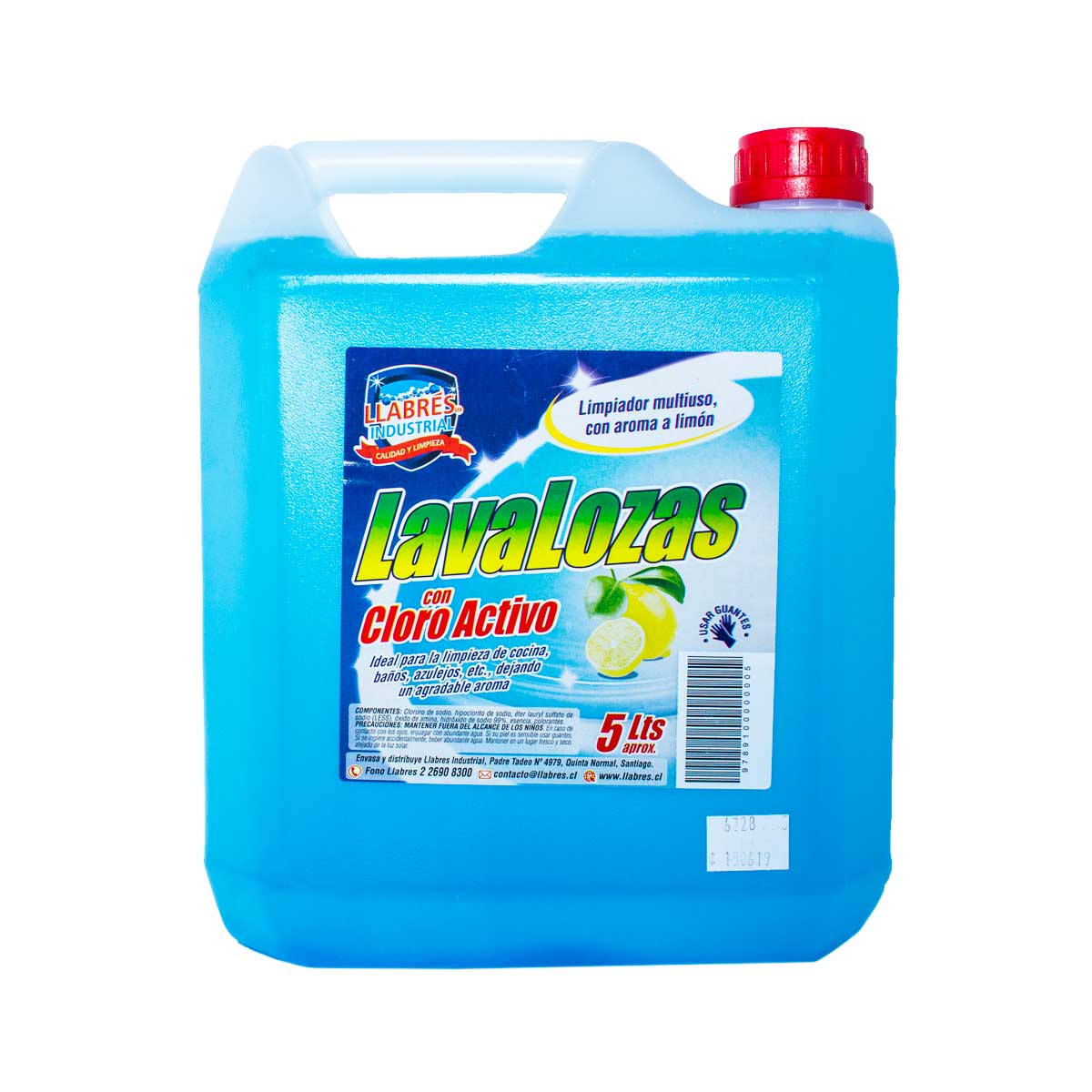 Lavaloza con cloro 5 L.