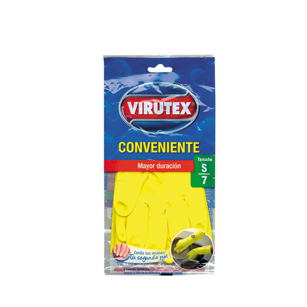 Guantes amarillo Virutex