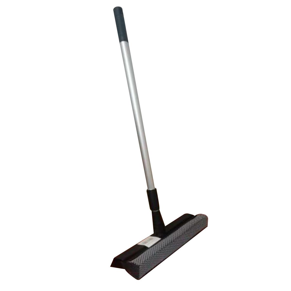 Limpiador de vidrios metálico con extensión