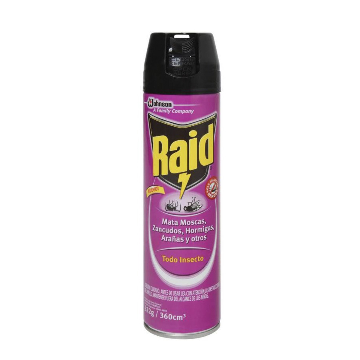 Insecticida RAID Todo Insecto 360cc