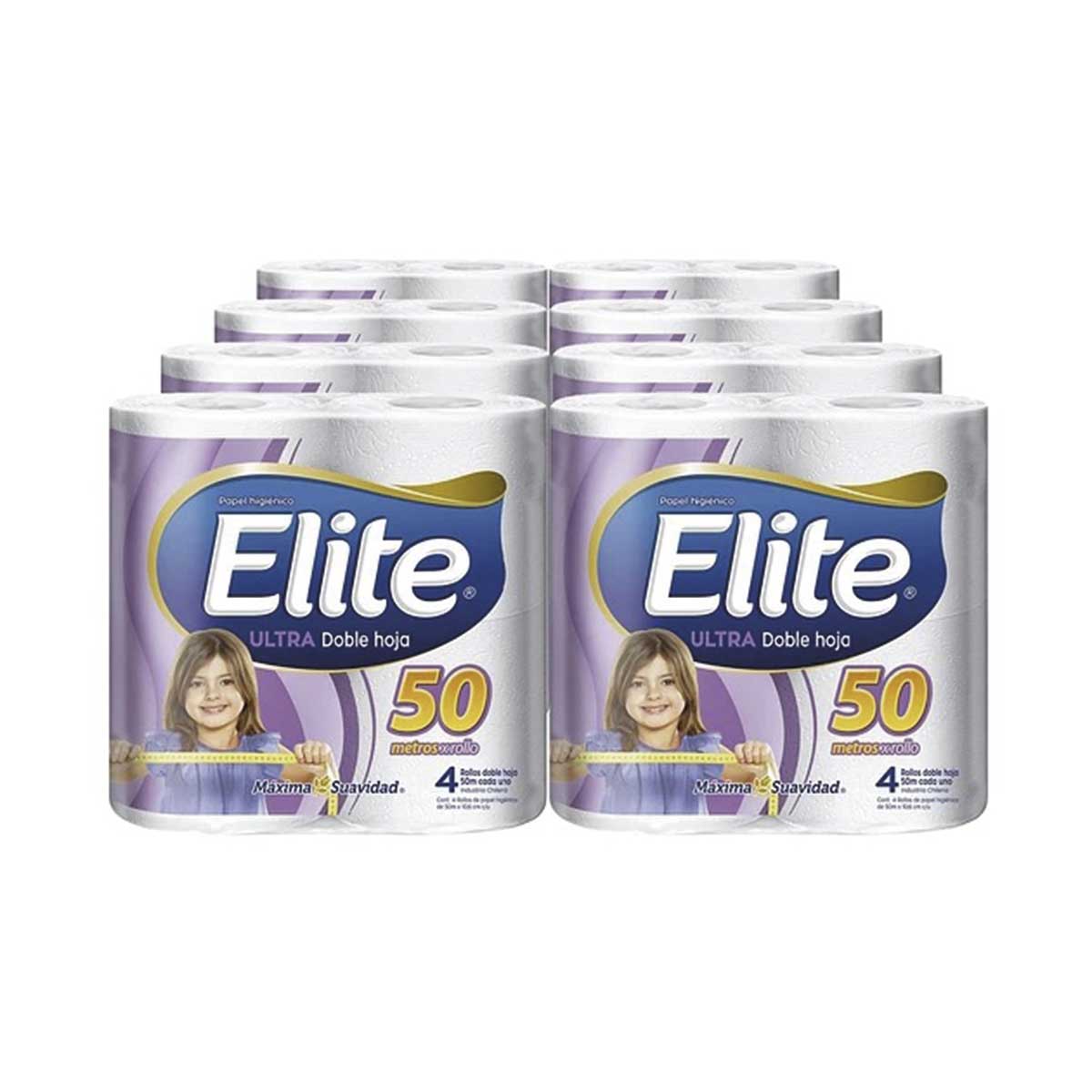 Papel Higiénico Elite 50 Mts Doble Hoja (32 Rollos)