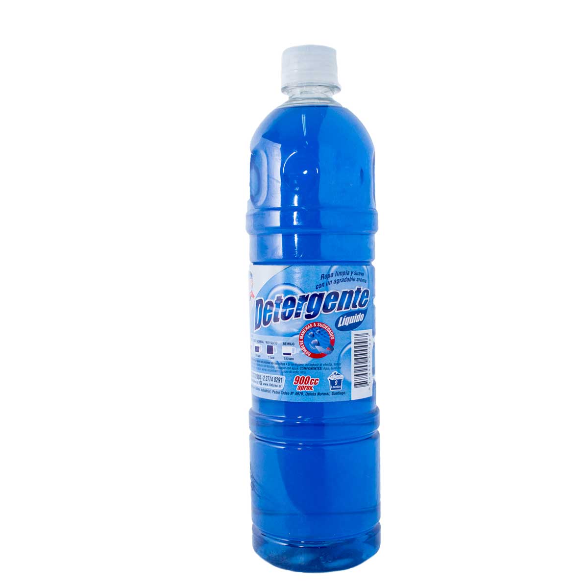 Detergente líquido azul 900 cc. – Caja 20 Unidades